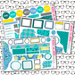 Ducky Doo Monthly, Weekly and or Journaling Sticker Kit