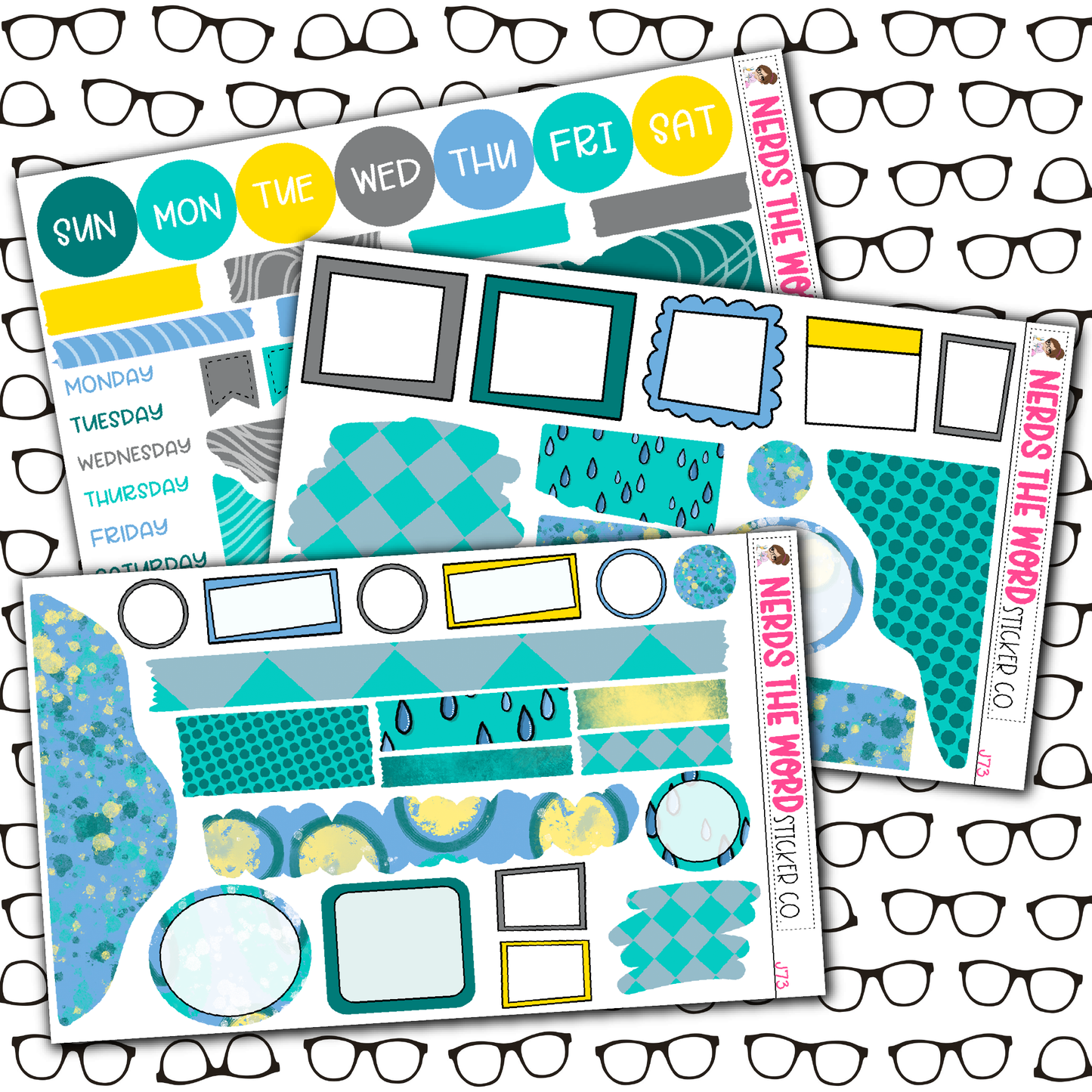 Ducky Doo Monthly, Weekly and or Journaling Sticker Kit