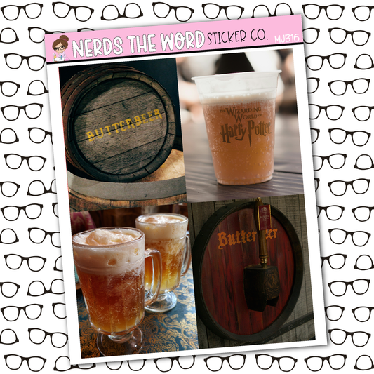 Butter Beer Mini Just Boxes Sticker Sheet