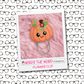 Kawaii Floral Pumpkin Planner Paper Clip