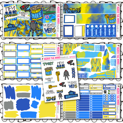 BB House Monthly, Weekly and or Journaling Sticker Kit