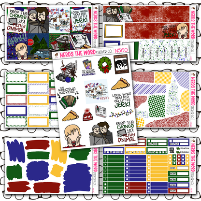 KEVIN! Monthly, Weekly and or Journaling Sticker Kit