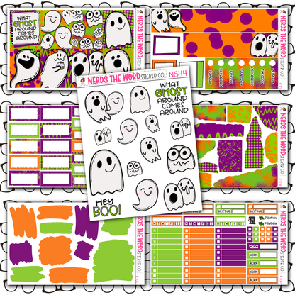 Hey Boo! Monthly, Weekly and or Journaling Sticker Kit