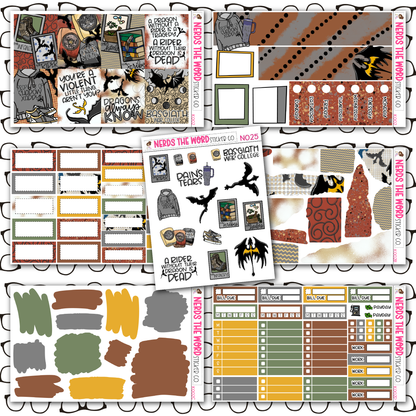 Storm Monthly, Weekly and or Journaling Sticker Kit