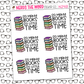 So Many Books Sticker Sheet