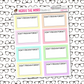 Don't Frickin' Forget Half Box Sticker Sheet