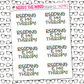 Reading is Therapy Sticker Sheet