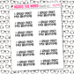 Past My Bedtime Sticker Sheet