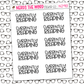 Currently Reading Sticker Sheet