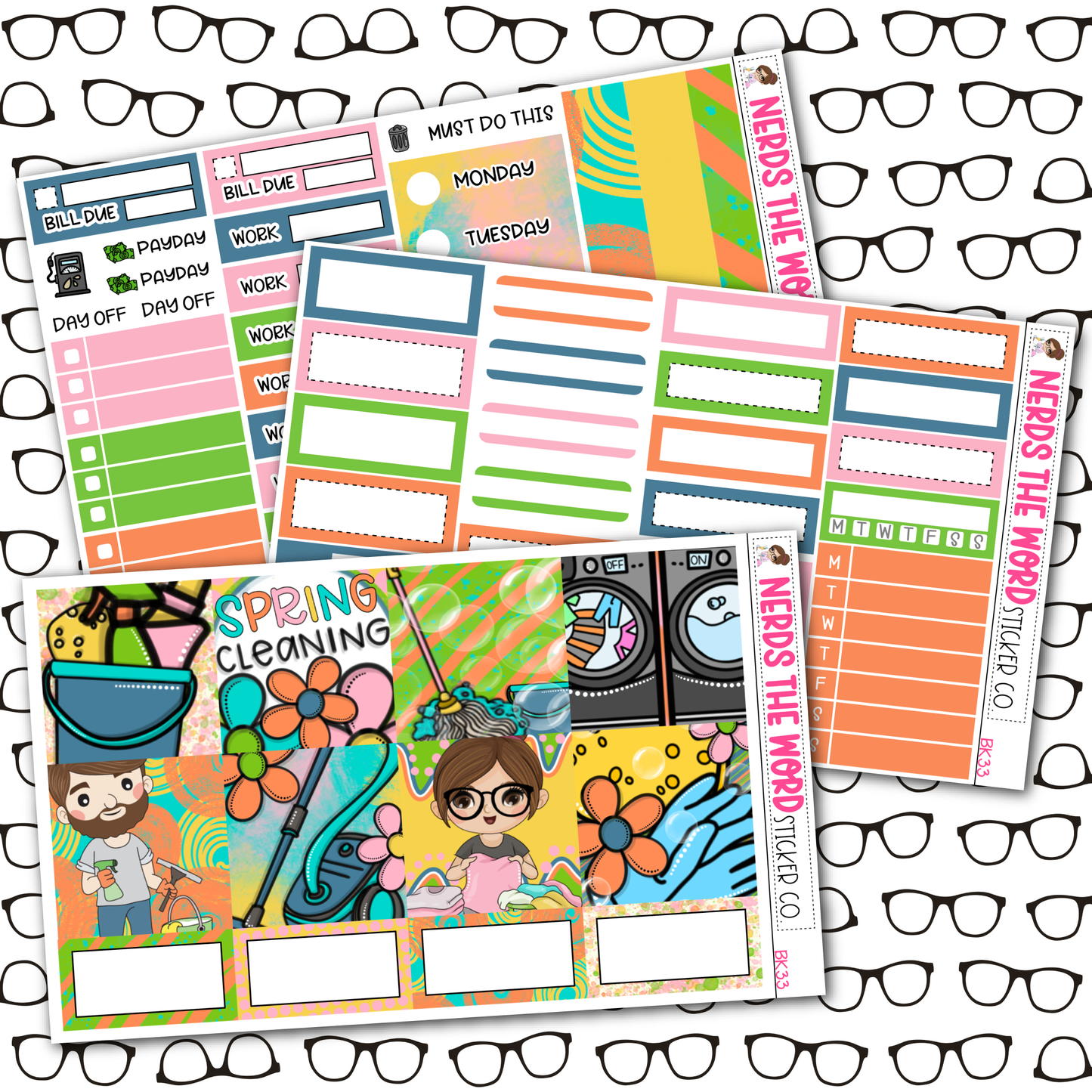 Spring Cleaning Weekly Planner Kit