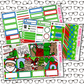 Classic Christmas Monthly, Weekly and or Journaling Sticker Kit