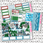 Christmas Village Monthly, Weekly and or Journaling Sticker Kit