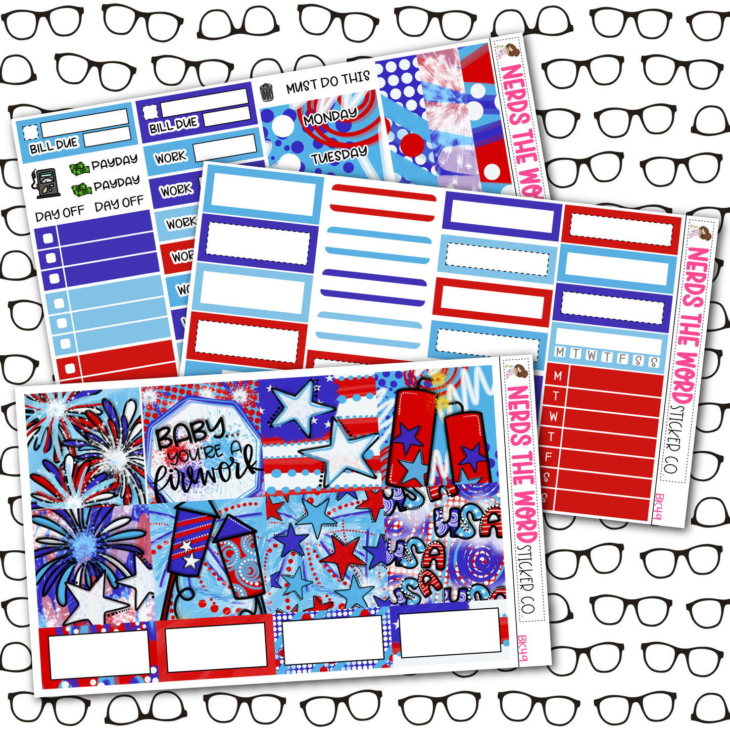 Firework Weekly Planner Kit