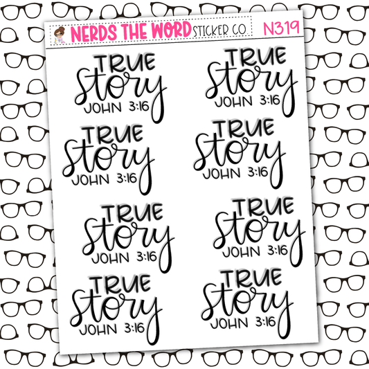 True Story Sticker Sheet
