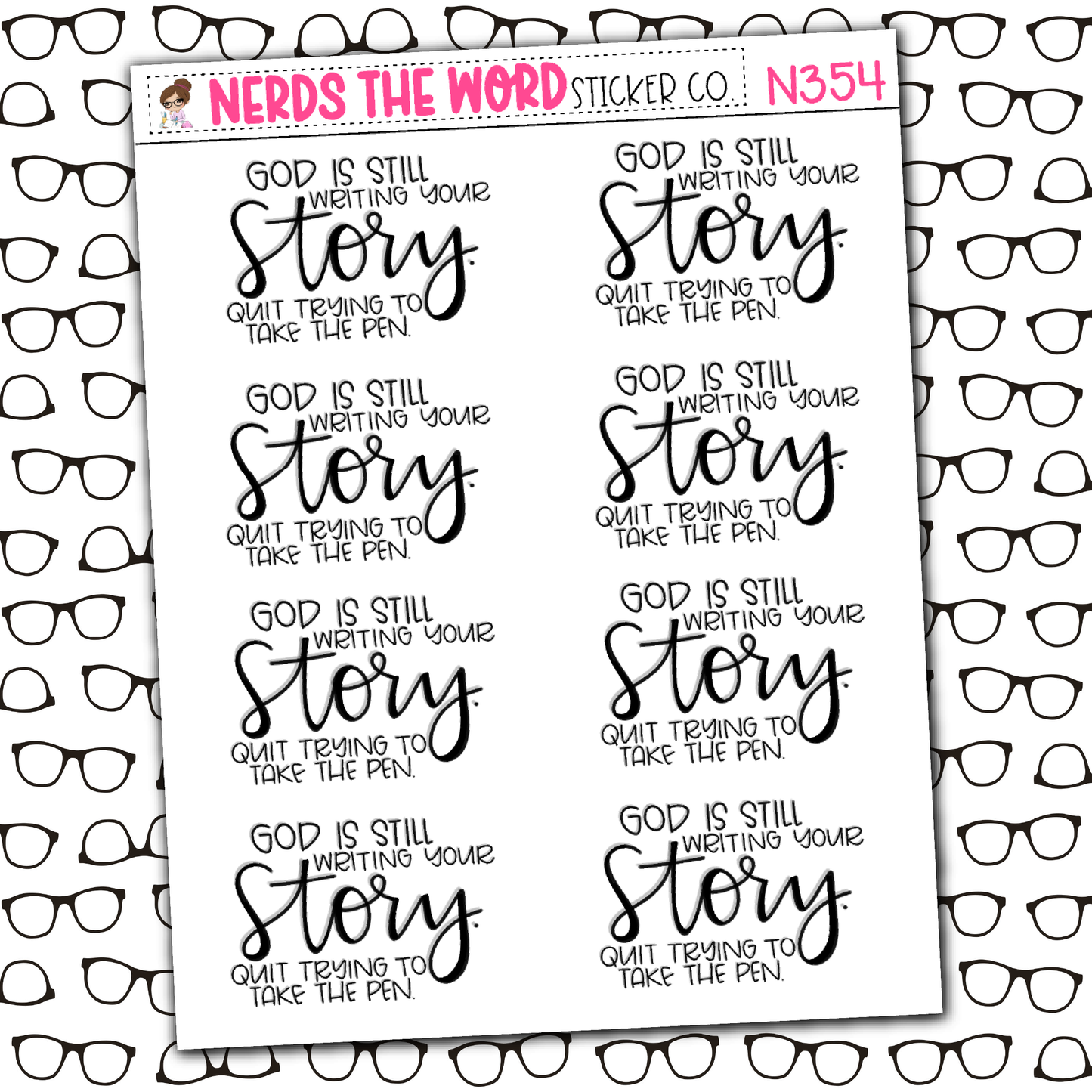 Writing Your Story Sticker Sheet