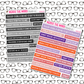 Bookish Smut Quote Bar Planner Stickers