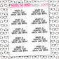 Month This Week Sticker Sheet