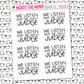 We Listen Sticker Sheet