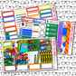 Back To School Monthly, Weekly and or Journaling Sticker Kit
