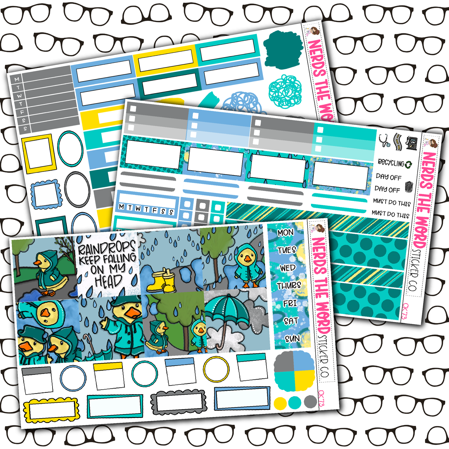 Ducky Doo Monthly, Weekly and or Journaling Sticker Kit