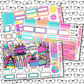 Girly Birthday Monthly, Weekly and or Journaling Sticker Kit