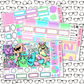 Monster Love Monthly, Weekly and or Journaling Sticker Kit