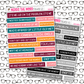 Swiftie Quote Bar Sticker Sheet