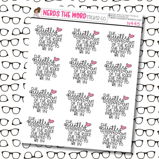 Stepped Out Sticker Sheet
