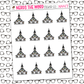Church Icon Sticker Sheet
