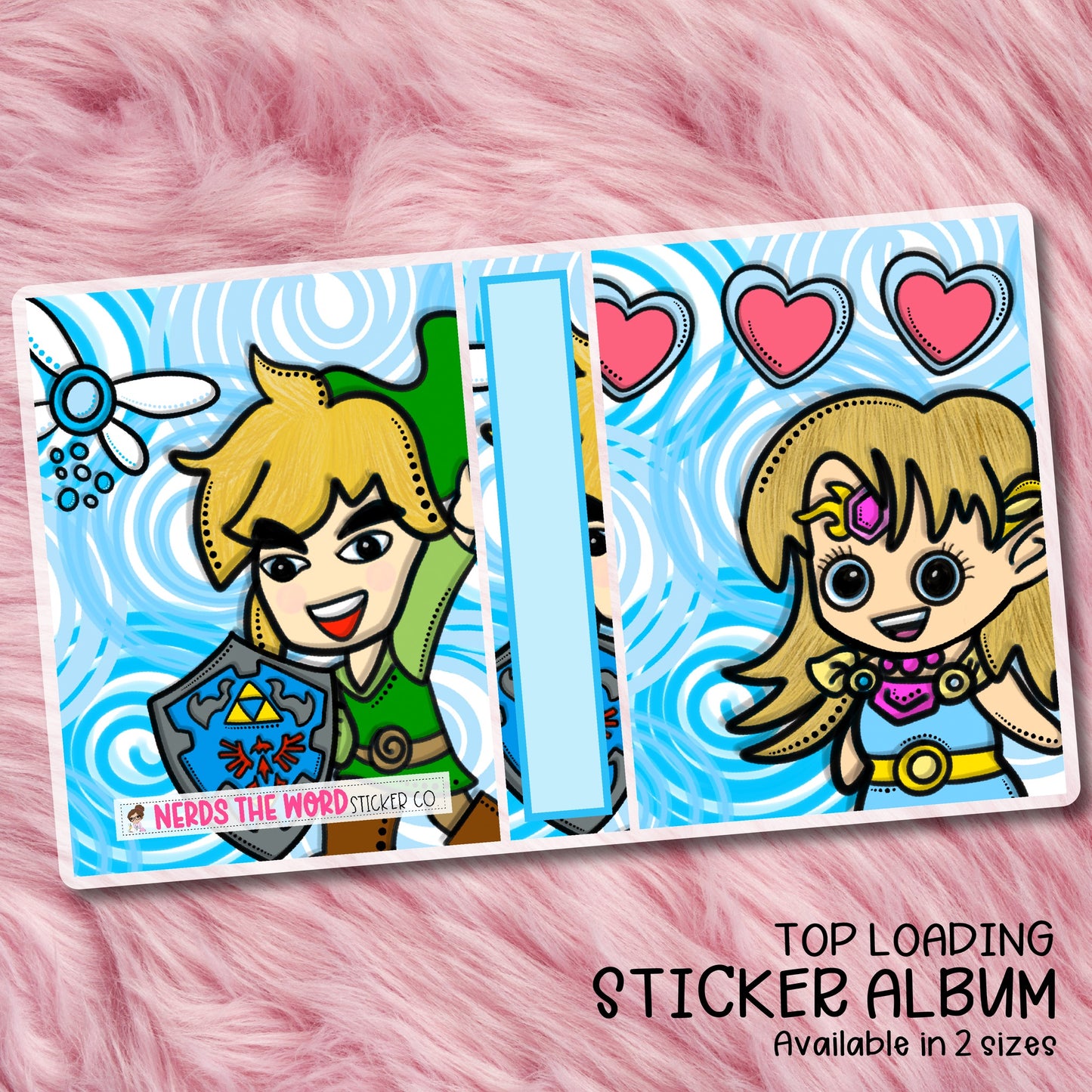 Link Top Loading Sticker Storage Album