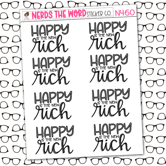 New Rich Sticker Sheet