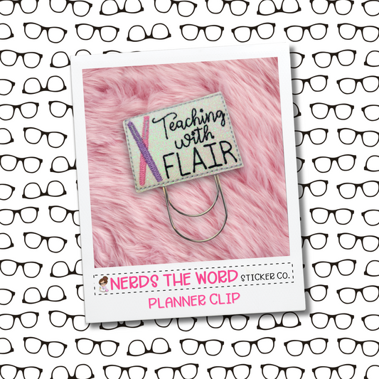 Teaching with Flair Planner Paper Clip