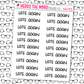 Late Again Sticker Sheet