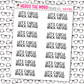 Circle Back Never Sticker Sheet