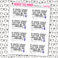 Airport for Idiots Never Sticker Sheet