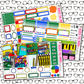 Back To School Monthly, Weekly and or Journaling Sticker Kit