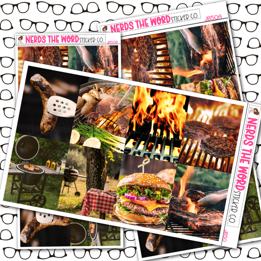 Grilling Planner Stickers Just Boxes