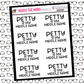 N0544 - Middle Name Petty Sticker Sheet