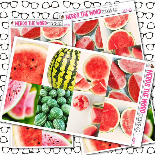 Watermelon Planner Stickers Just Boxes