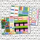 Back To School Monthly, Weekly and or Journaling Sticker Kit