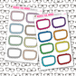 Large Scallop Box Functional Sticker Sheet