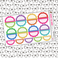 Brights Scallop Box Functional Sticker Sheet