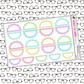 Pastel Scallop Box Functional Sticker Sheet
