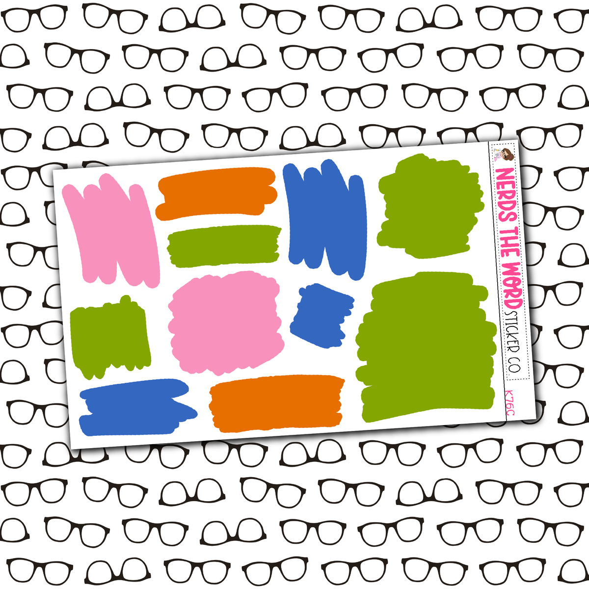 Brains Monthly, Weekly and or Journaling Sticker Kit