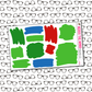 Classic Christmas Monthly, Weekly and or Journaling Sticker Kit