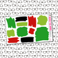 HoHo Gnome Monthly, Weekly and or Journaling Sticker Kit