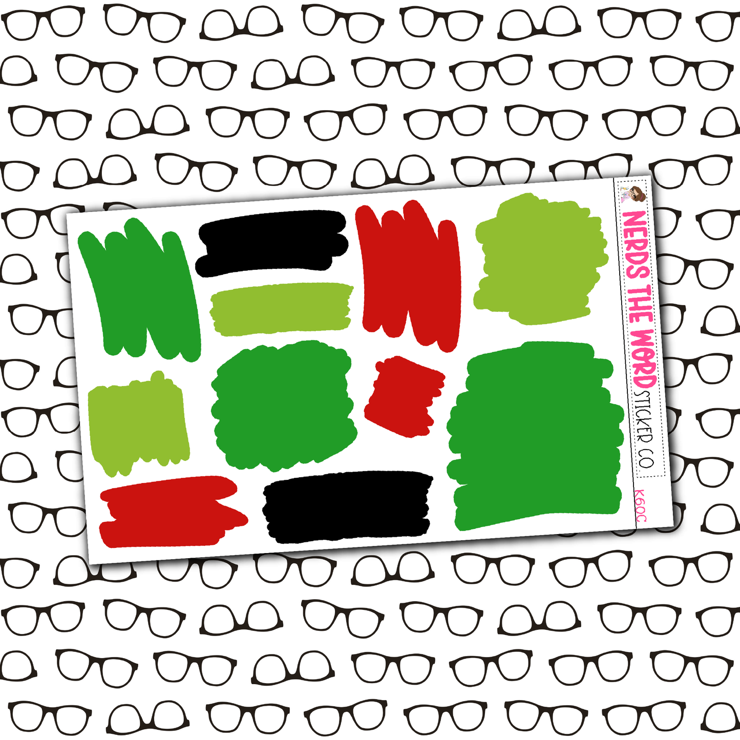 HoHo Gnome Monthly, Weekly and or Journaling Sticker Kit