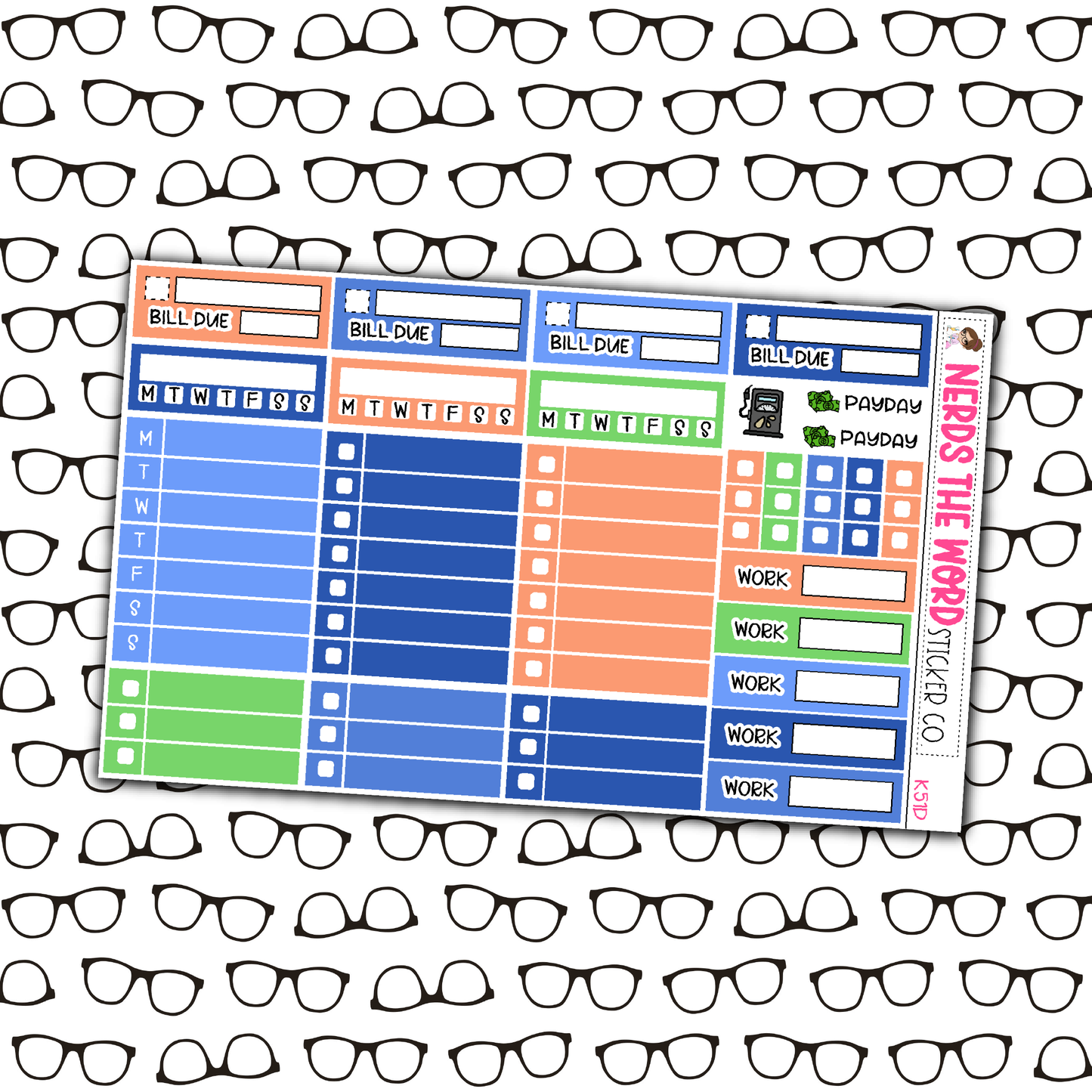 Be A Shark Monthly, Weekly and or Journaling Sticker Kit