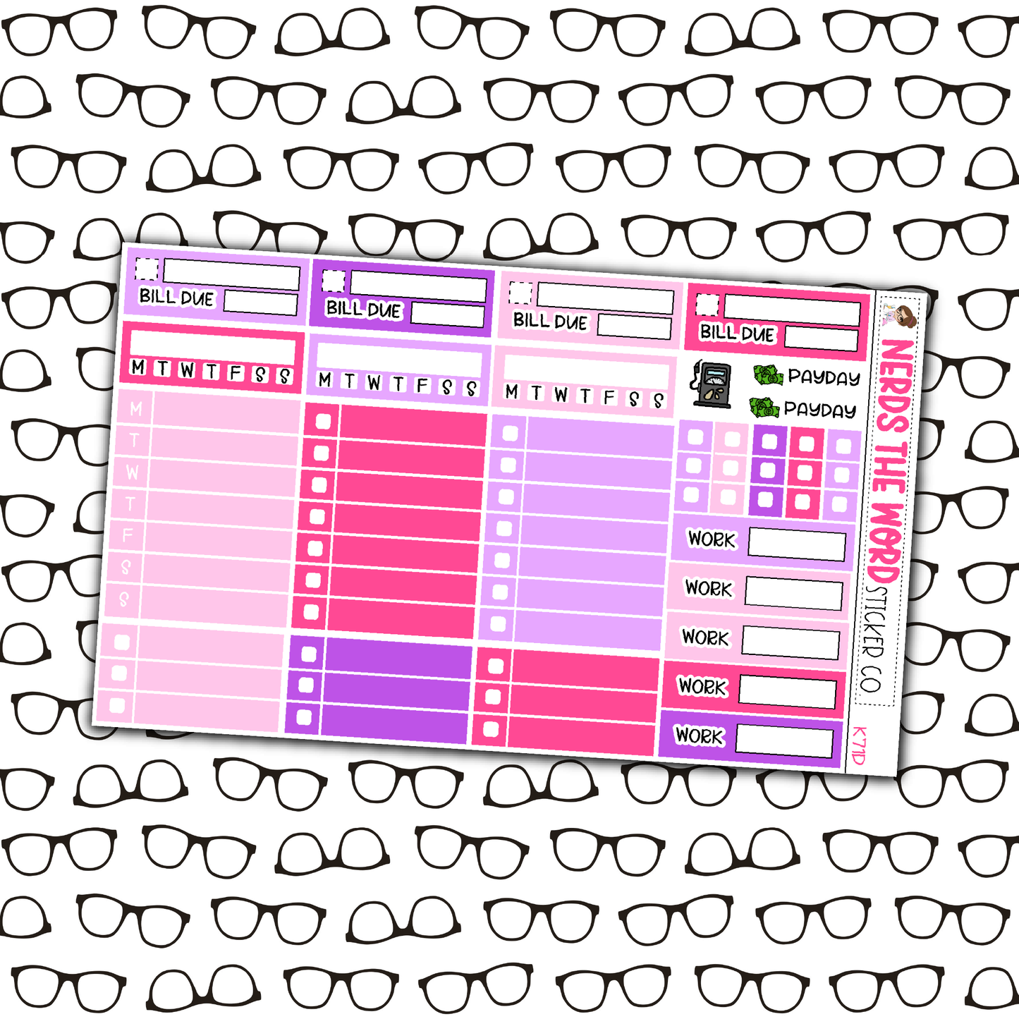 Life is Sweet Monthly, Weekly and or Journaling Sticker Kit