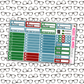 Christmas Village Monthly, Weekly and or Journaling Sticker Kit